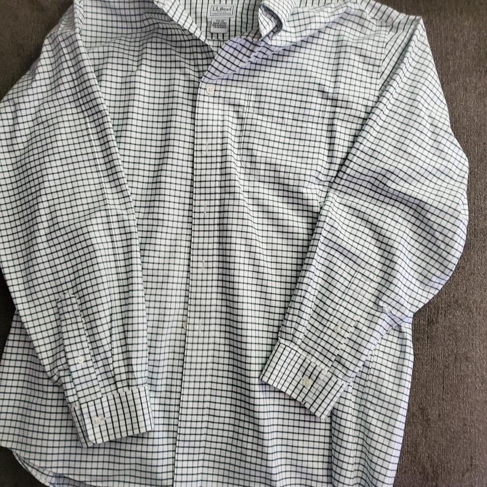 Ll bean  Wrinkle resistant button-up  Men's shirt